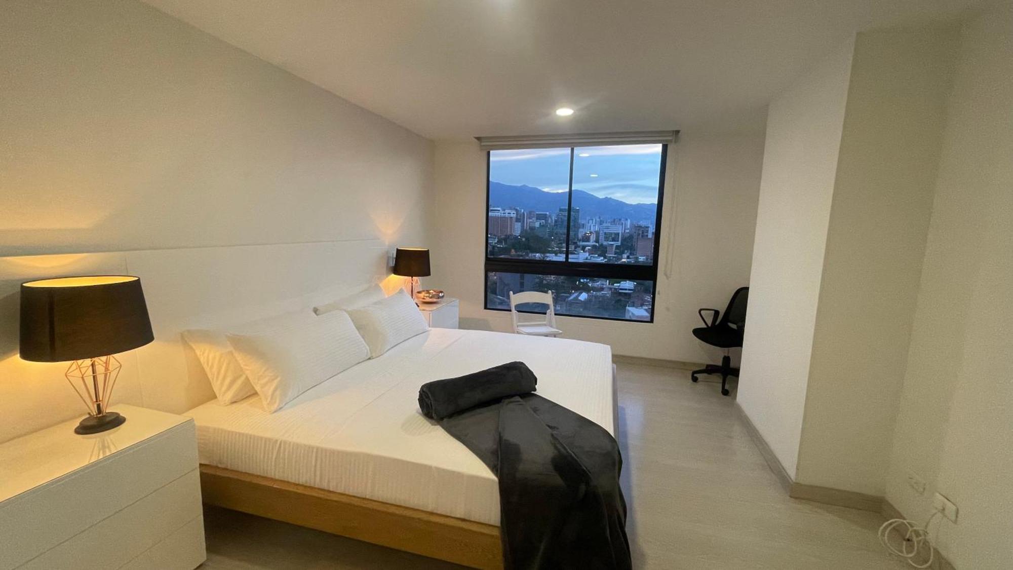 Minimalist Design With Amazing View In Poblado Apartment Medellin