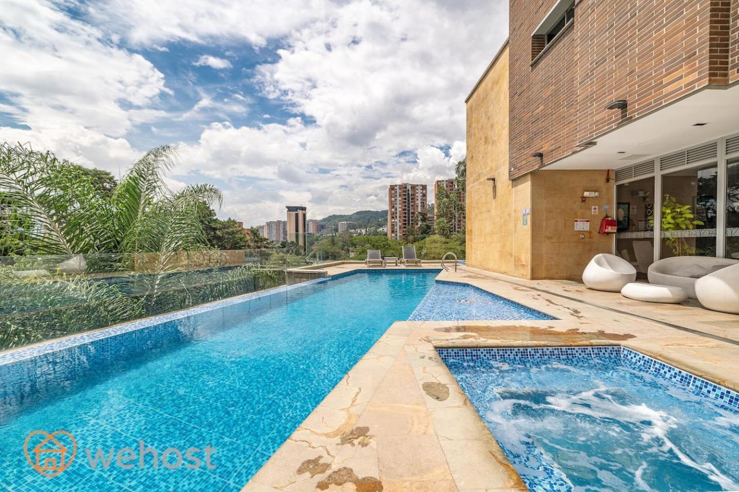 Apartment 25th Floor Luxury 2 Bedrooms Ac Pool & Gym 2503