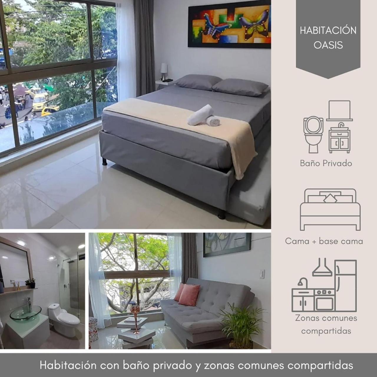 Habitacion 302 Con Bano Privado Cerca A Laureles 3* Medellin