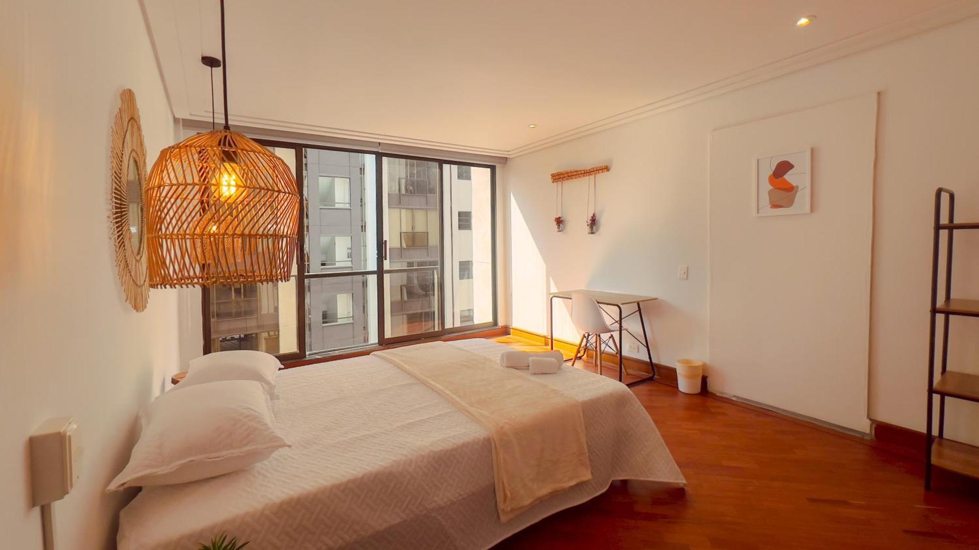 Apartment Amplia Con Bano Compartido Poblado-b12