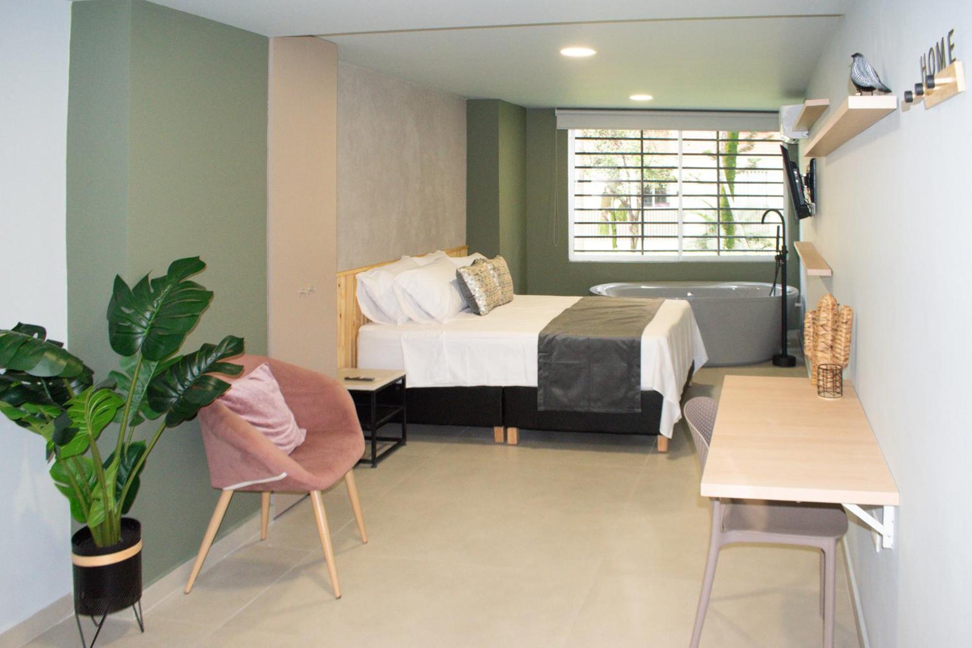 Elegante Loft En Con Banera Y Aire 1-01 Apartamento Medellín
