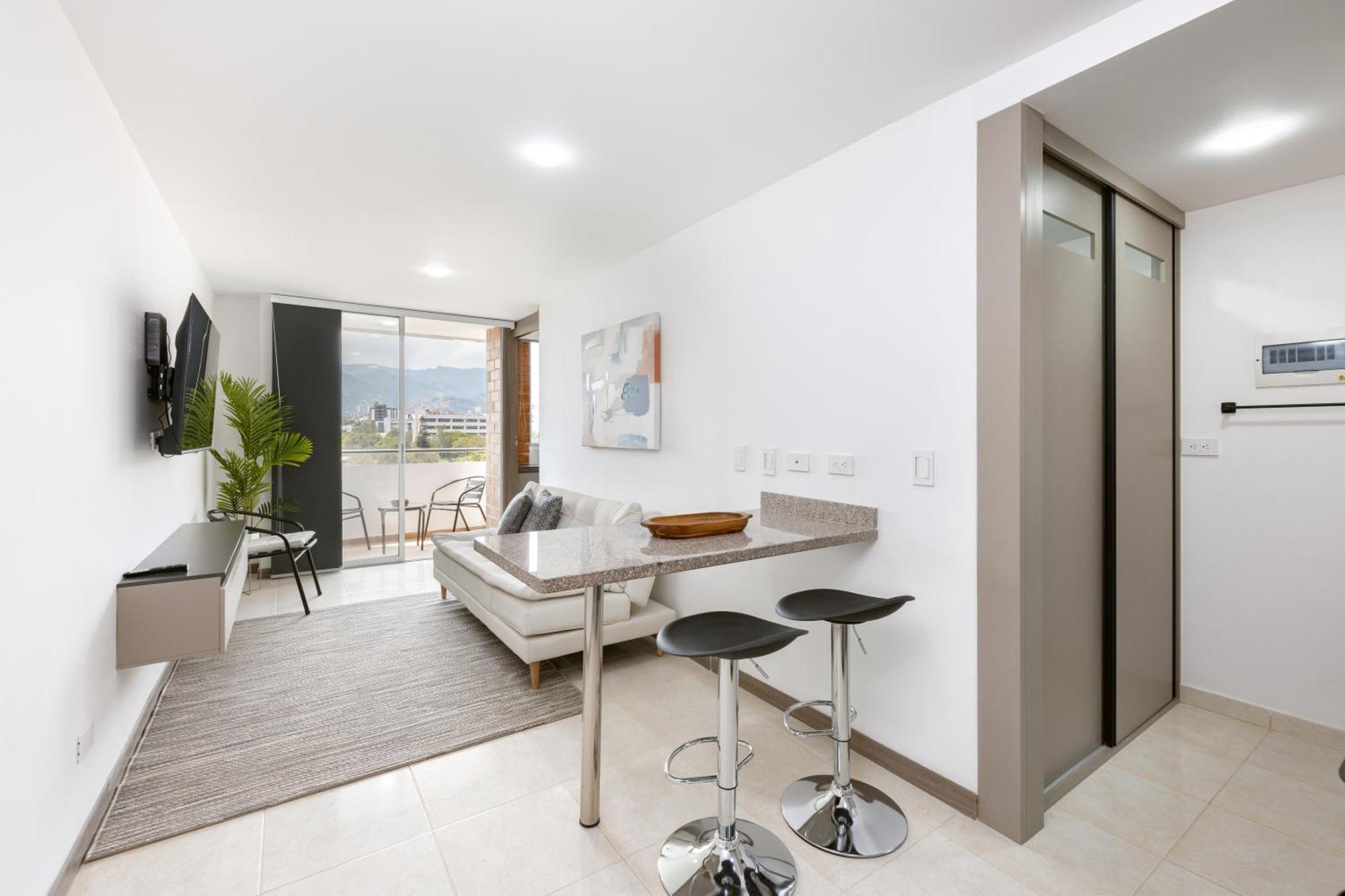 Apartment Comodos De 1 Con Vista En Laureles Medellin
