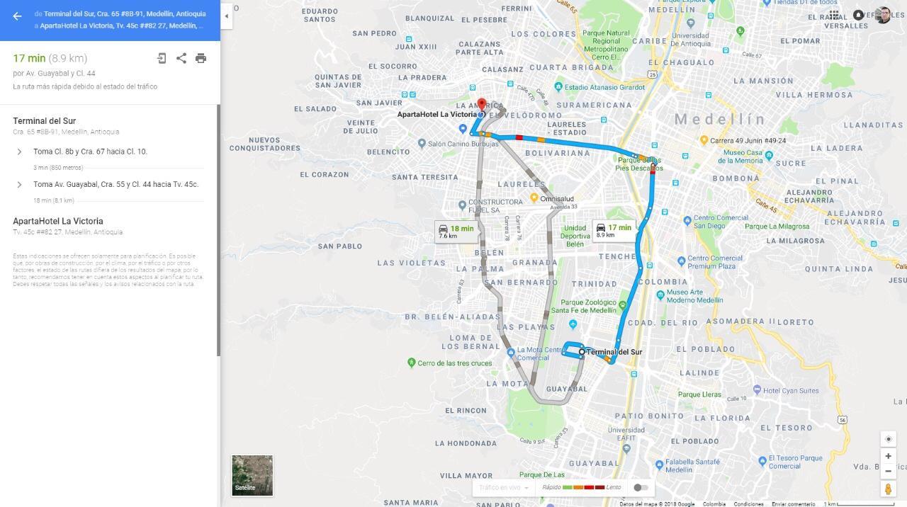 Apartaestudio La Floresta * Medellin