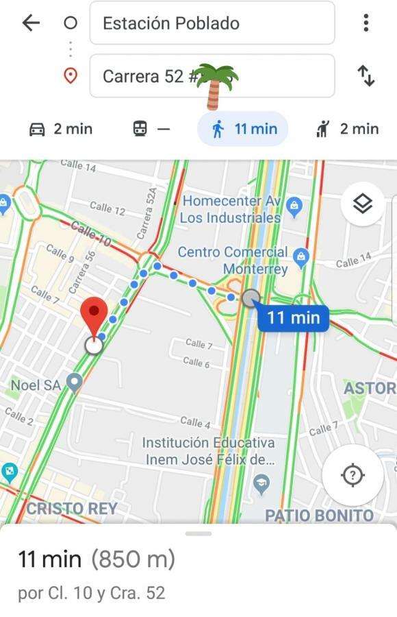 Cerca A Estacion Metro Poblado *